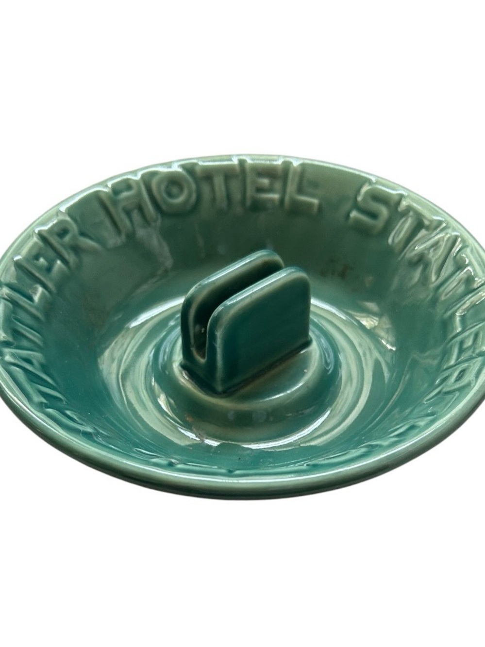 Vintage Mid Century The Statler Hotel Ashtray/Matchbook Holder